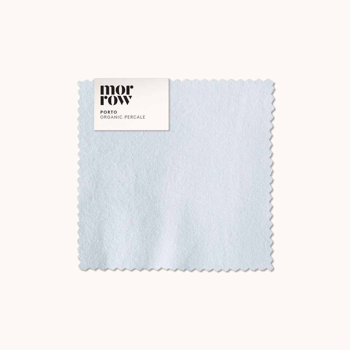 Blue swatch on a white background